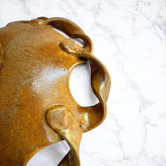 Handmade Studio Art Pottery 6.5" Decorative Bowl Signed JB - Picture 7 of 9